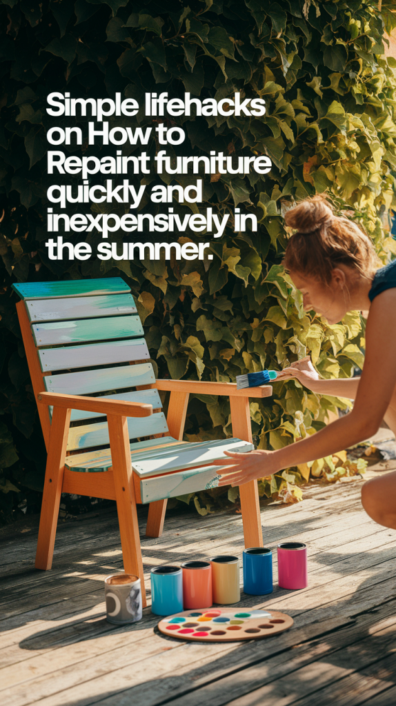 Simple Lifehacks on How to Repaint Furniture Quickly and Inexpensively in the Summer (2025)