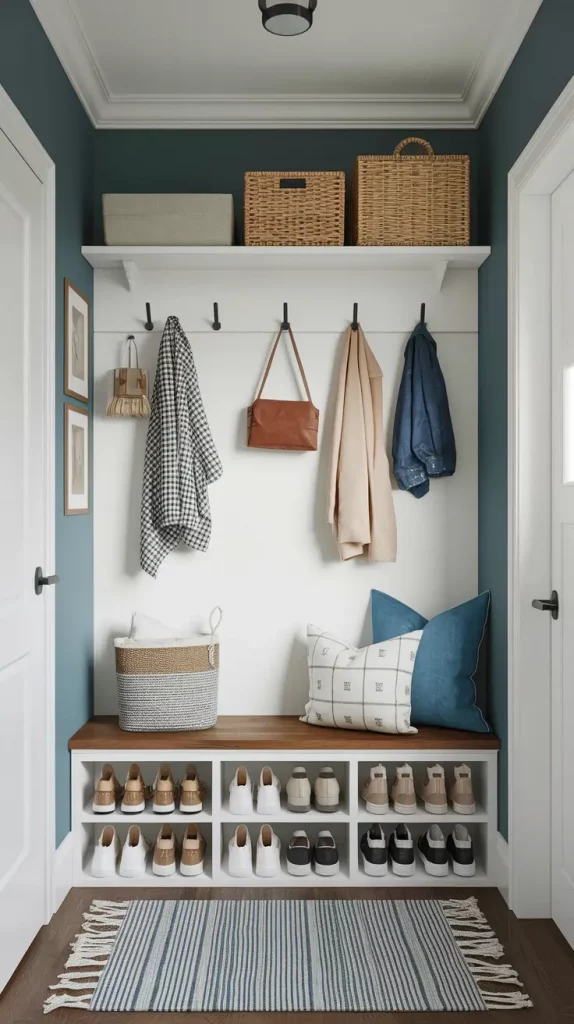 28 Stylish Small Entryways Ideas To Maximize Space With Smart Storage & Decor