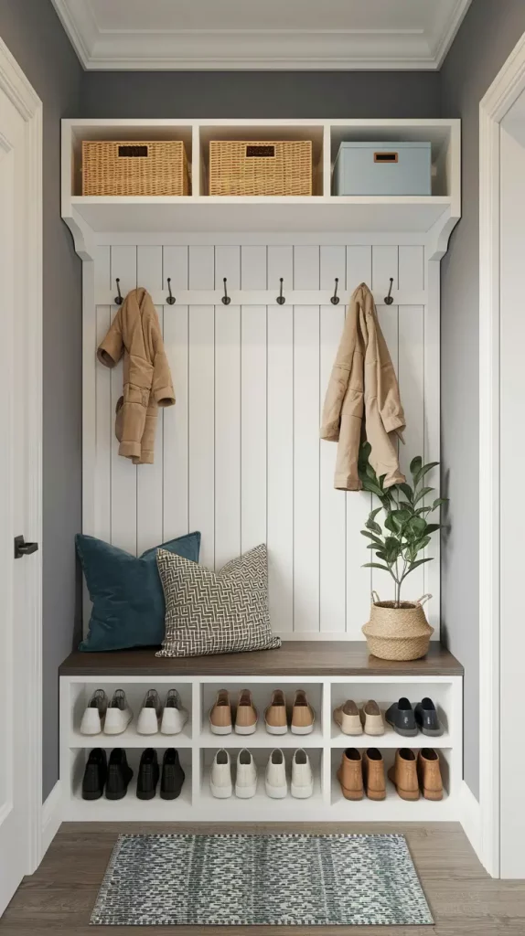 28 Stylish Small Entryways Ideas To Maximize Space With Smart Storage & Decor