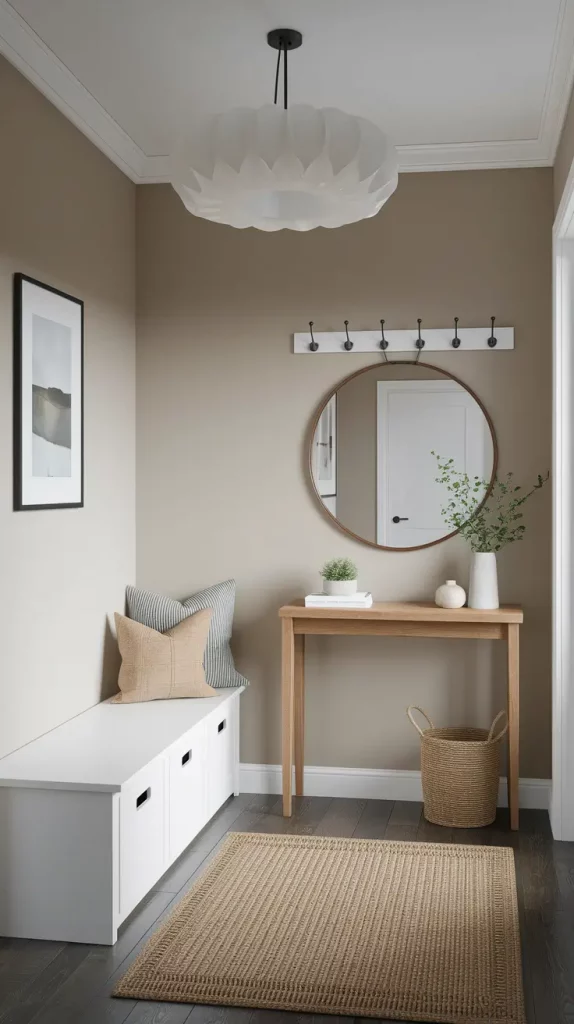 28 Stylish Small Entryways Ideas To Maximize Space With Smart Storage & Decor