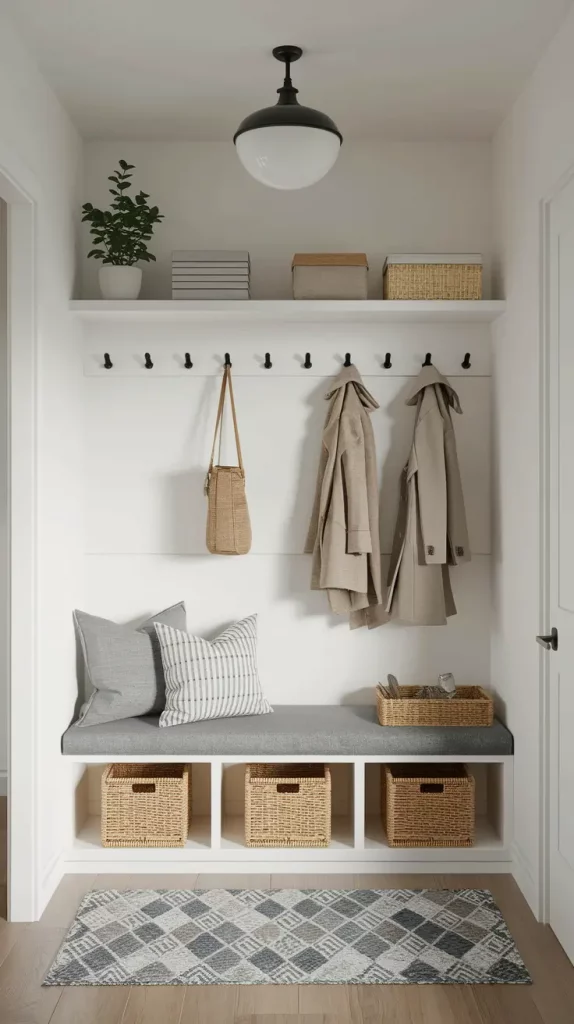28 Stylish Small Entryways Ideas To Maximize Space With Smart Storage & Decor