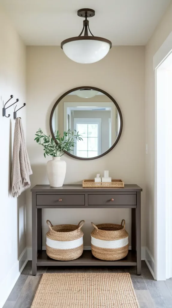 28 Stylish Small Entryways Ideas To Maximize Space With Smart Storage & Decor
