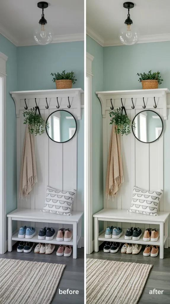 28 Stylish Small Entryways Ideas To Maximize Space With Smart Storage & Decor