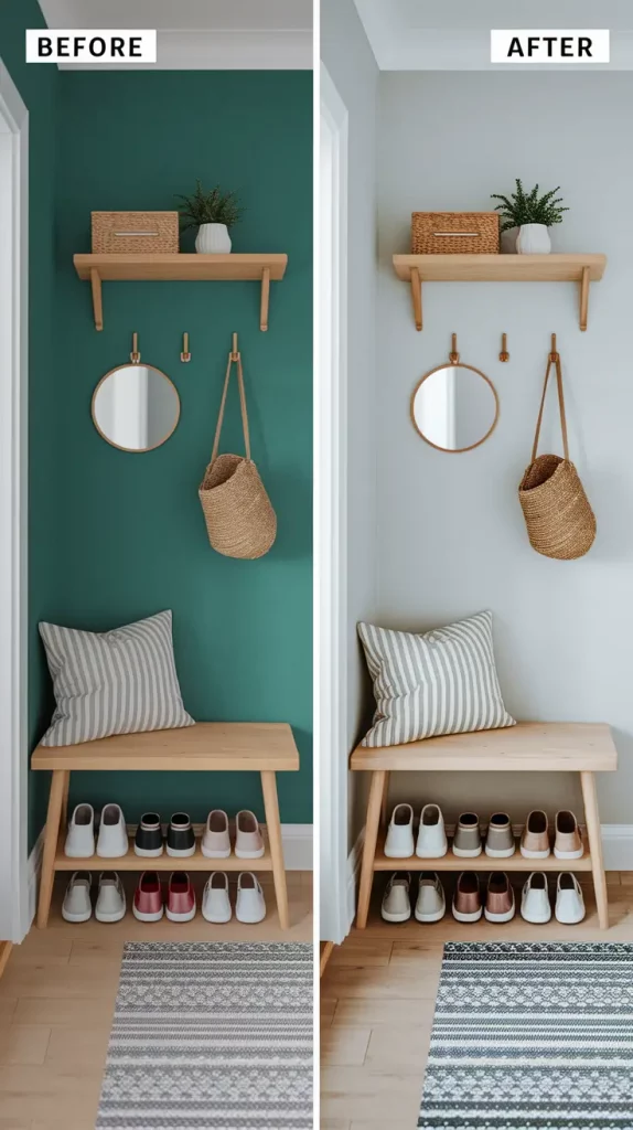 28 Stylish Small Entryways Ideas To Maximize Space With Smart Storage & Decor
