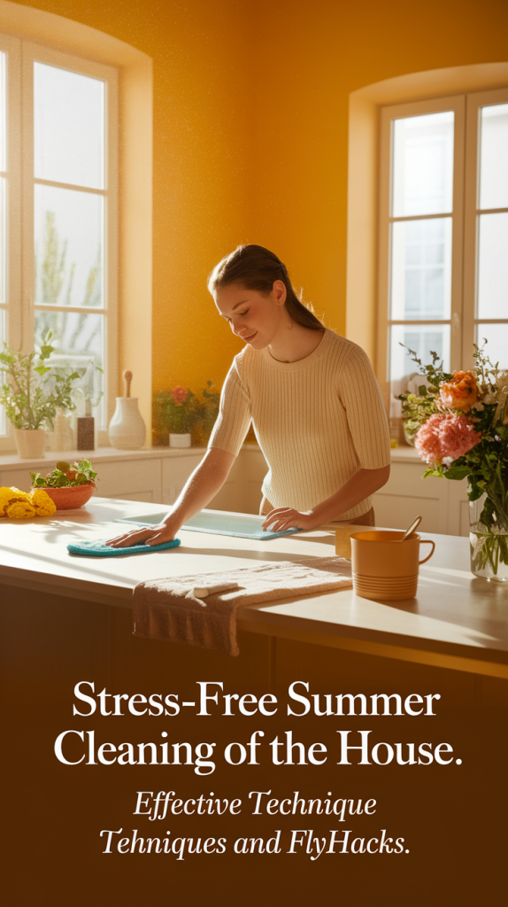Stress-free Summer Cleaning of the House: Effective Techniques and Flyhacks (2025)