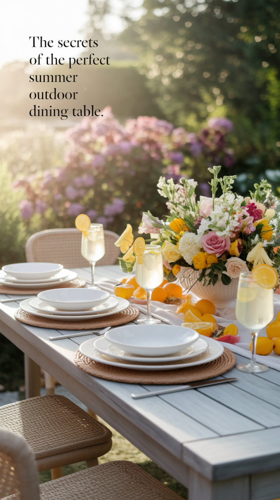 The Secrets of the Perfect Summer Outdoor Dining Table in 2025: Ideas & Tips for a Stunning Setup