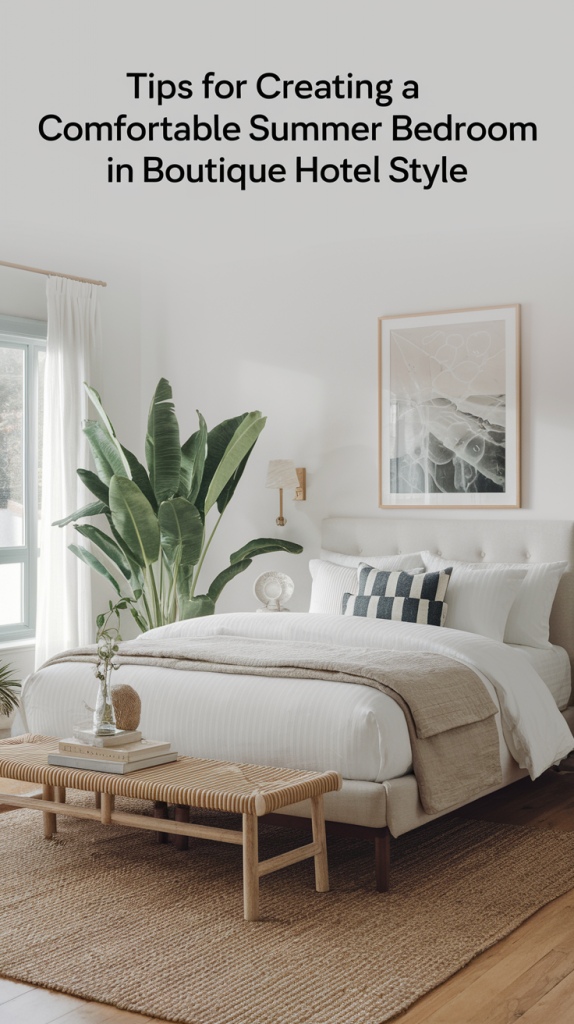 Tips for Creating a Comfortable Summer Bedroom in Boutique Hotel Style in 2025