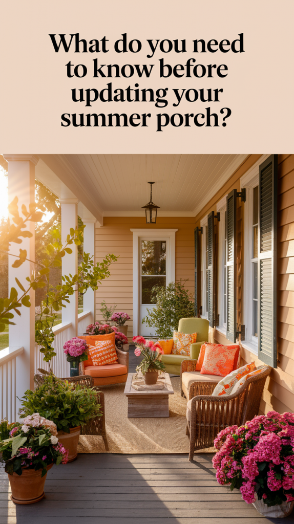 What You Need to Know Before Updating Your Summer Porch in 2025