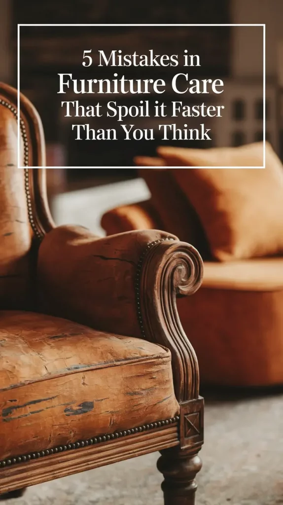 5 Furniture Care Mistakes That Ruin It Faster Than You Think (2025 Guide)