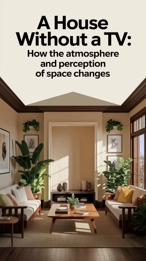 A House Without a TV: How My Space and Mindset Transformed