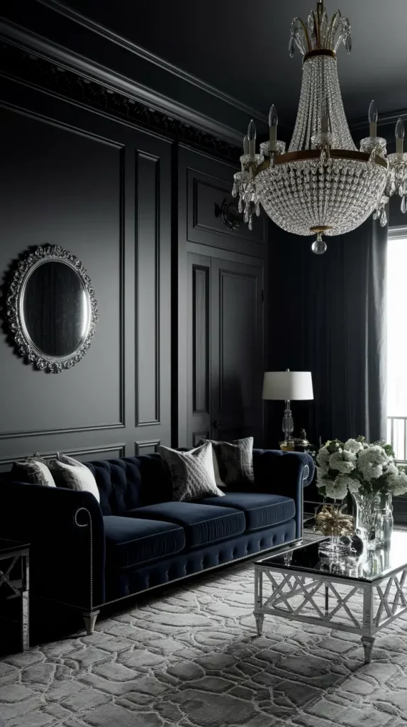 30 Black Living Room Ideas To Style A Modern, Cozy, And Bold Space