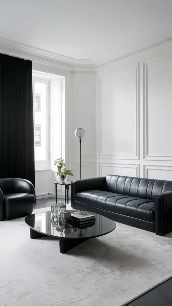 30 Black Living Room Ideas To Style A Modern, Cozy, And Bold Space