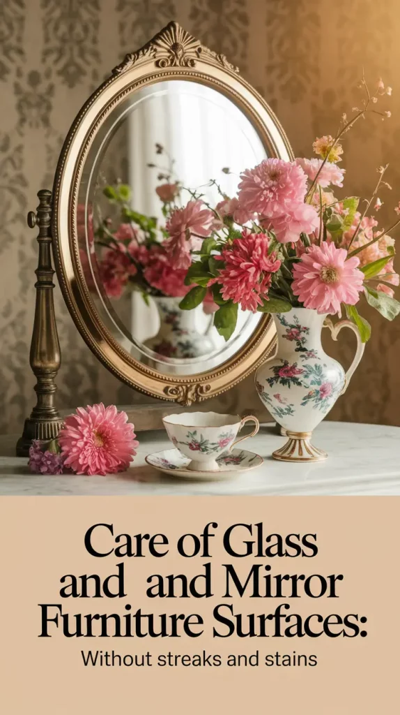 Care of Glass and Mirror Furniture Surfaces: Without Streaks and Stains