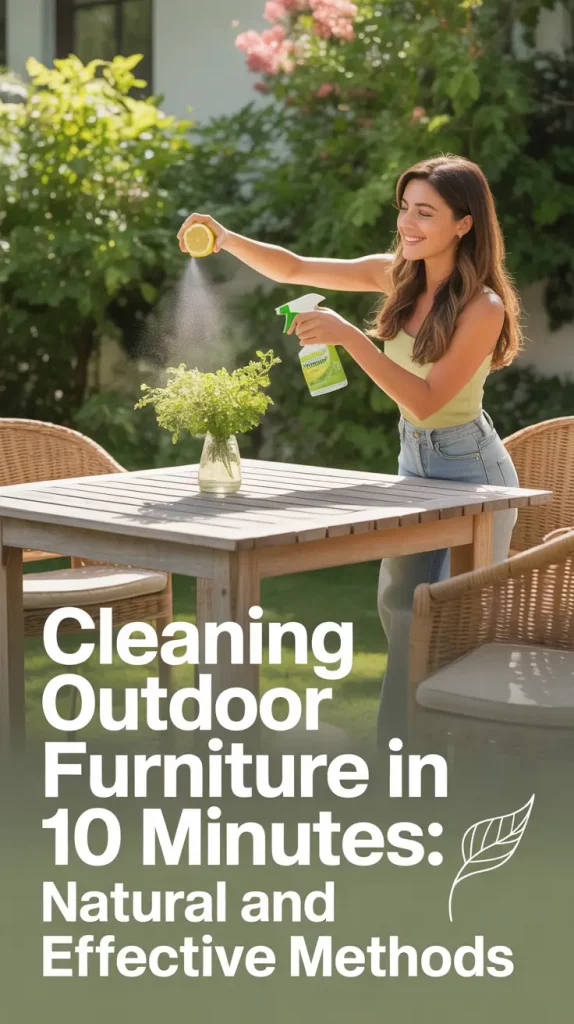 Cleaning Outdoor Furniture in 10 Minutes: My Natural, No-Stress Method