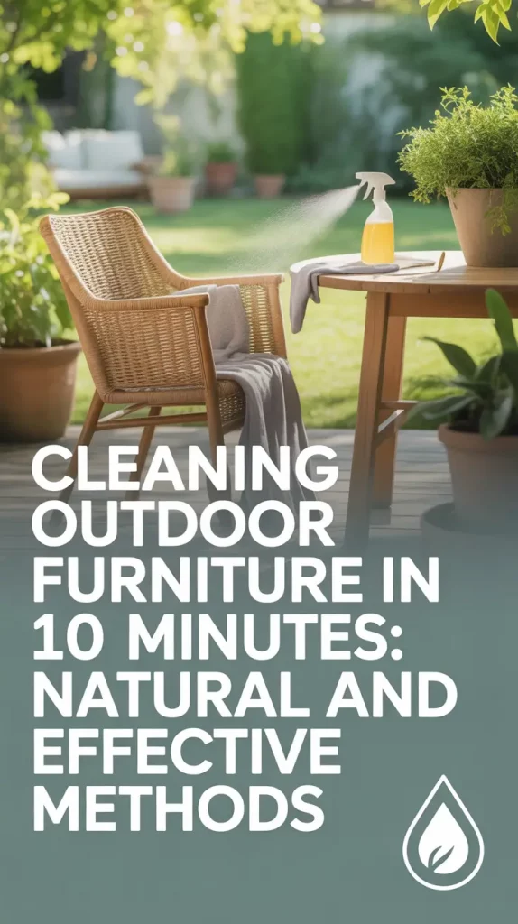 Cleaning Outdoor Furniture in 10 Minutes: My Natural, No-Stress Method