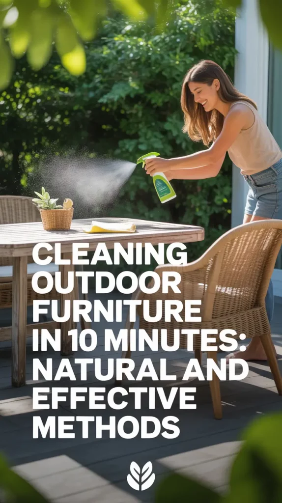 Cleaning Outdoor Furniture in 10 Minutes: My Natural, No-Stress Method