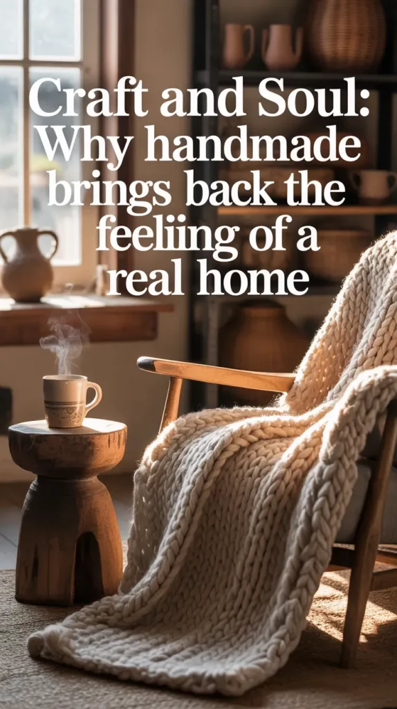 Craft and Soul: How Handmade Made My Home Feel Real Again