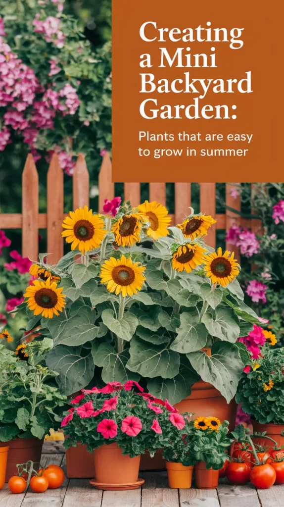 Creating a Mini Backyard Garden: Easy Summer Plants That Thrive