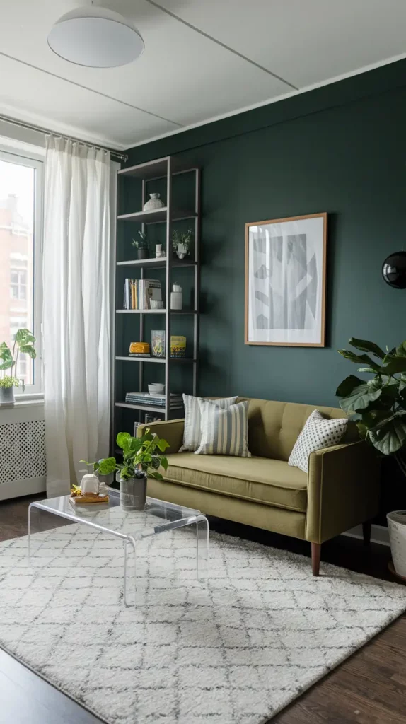 30 Dark Green Living Room Ideas That Will Transform Your Space Into a Modern Sanctuary
