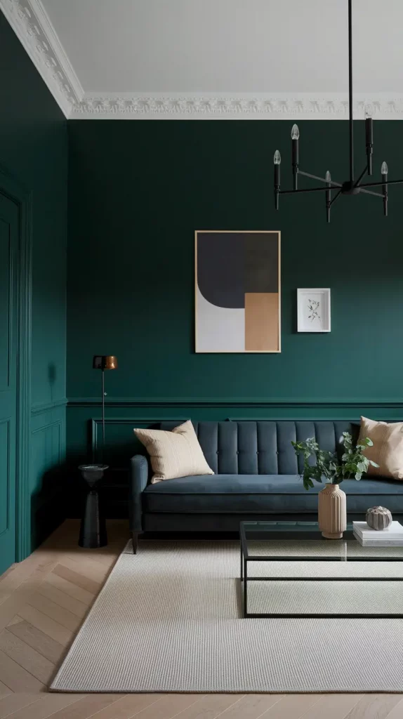 30 Dark Green Living Room Ideas That Will Transform Your Space Into a Modern Sanctuary