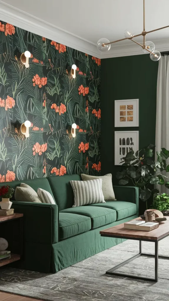 30 Dark Green Living Room Ideas That Will Transform Your Space Into a Modern Sanctuary