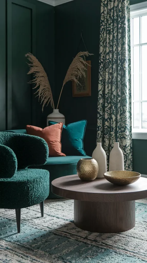 30 Dark Green Living Room Ideas That Will Transform Your Space Into a Modern Sanctuary