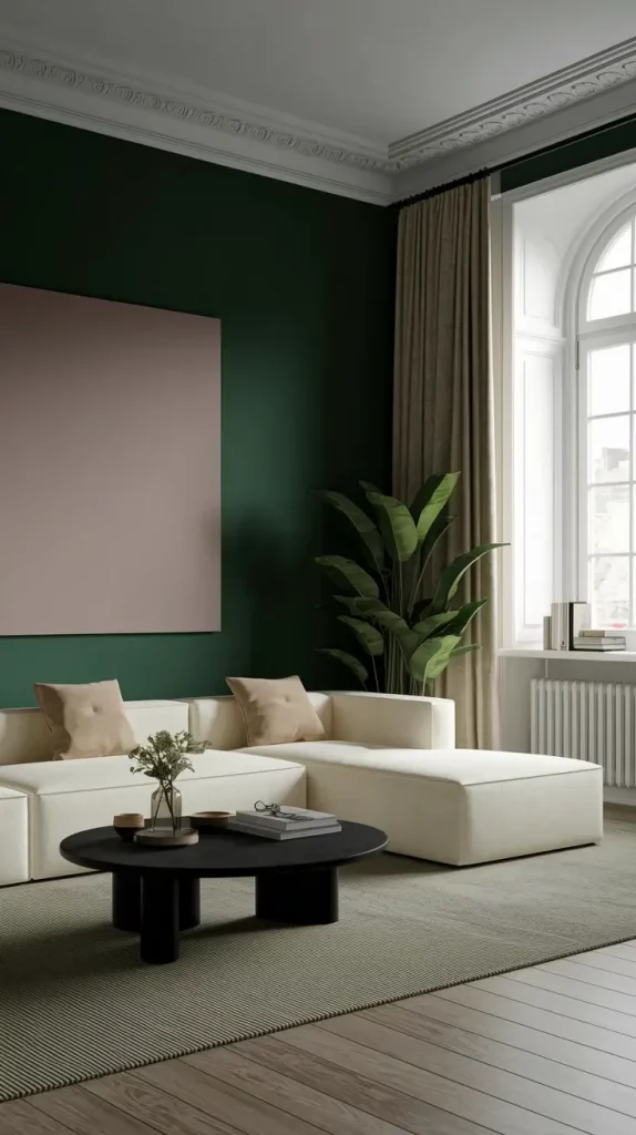 30 Dark Green Living Room Ideas That Will Transform Your Space Into a Modern Sanctuary