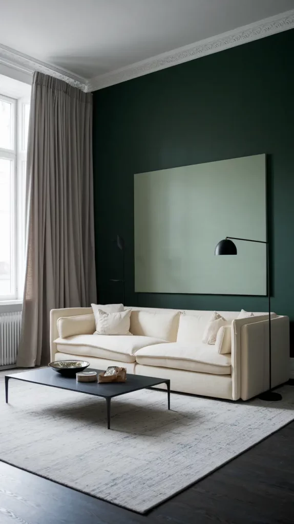 30 Dark Green Living Room Ideas That Will Transform Your Space Into a Modern Sanctuary