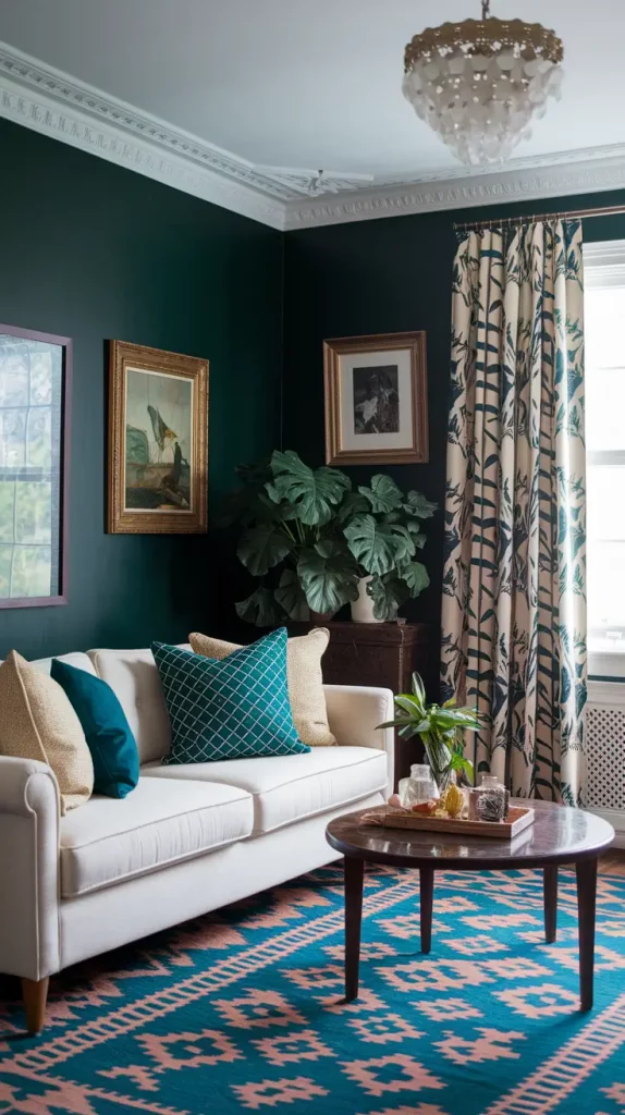 30 Dark Green Living Room Ideas That Will Transform Your Space Into a Modern Sanctuary