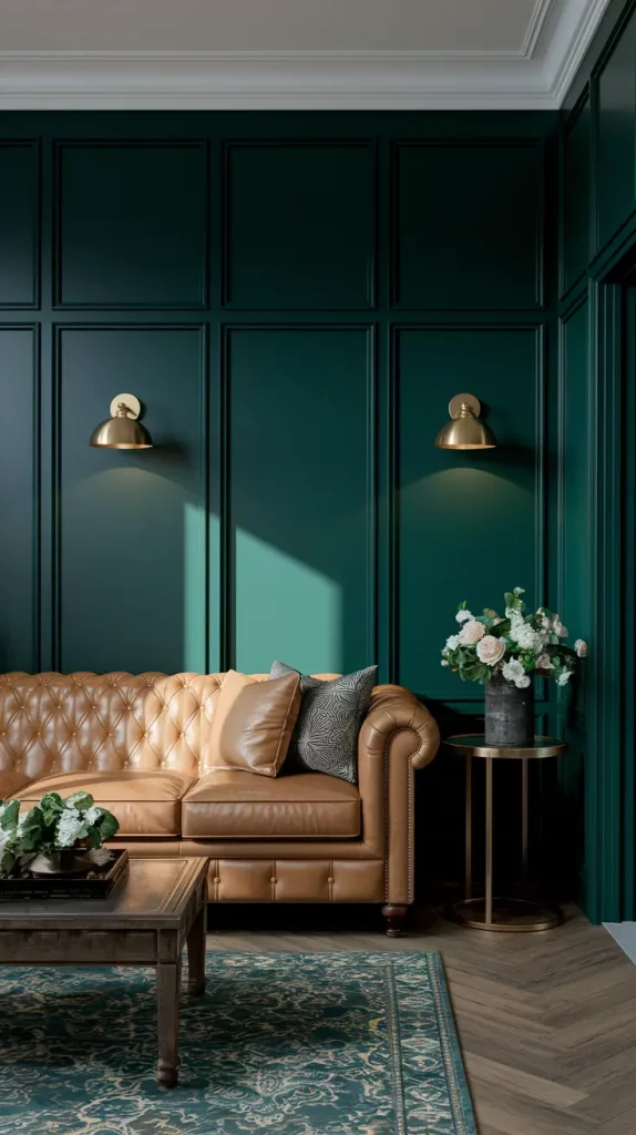 30 Dark Green Living Room Ideas That Will Transform Your Space Into a Modern Sanctuary