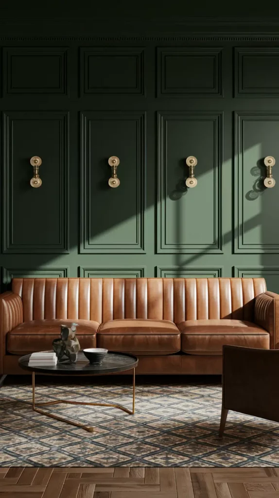 30 Dark Green Living Room Ideas That Will Transform Your Space Into a Modern Sanctuary