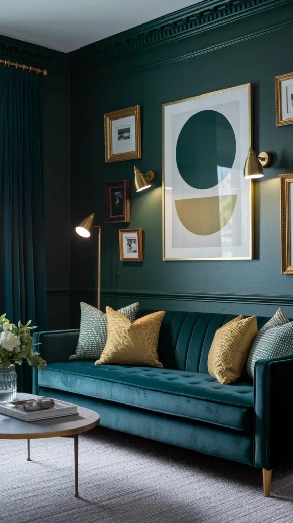 30 Dark Green Living Room Ideas That Will Transform Your Space Into a Modern Sanctuary