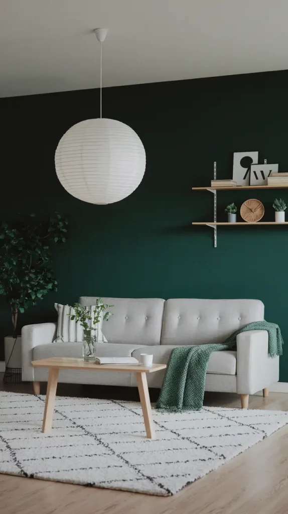 30 Dark Green Living Room Ideas That Will Transform Your Space Into a Modern Sanctuary