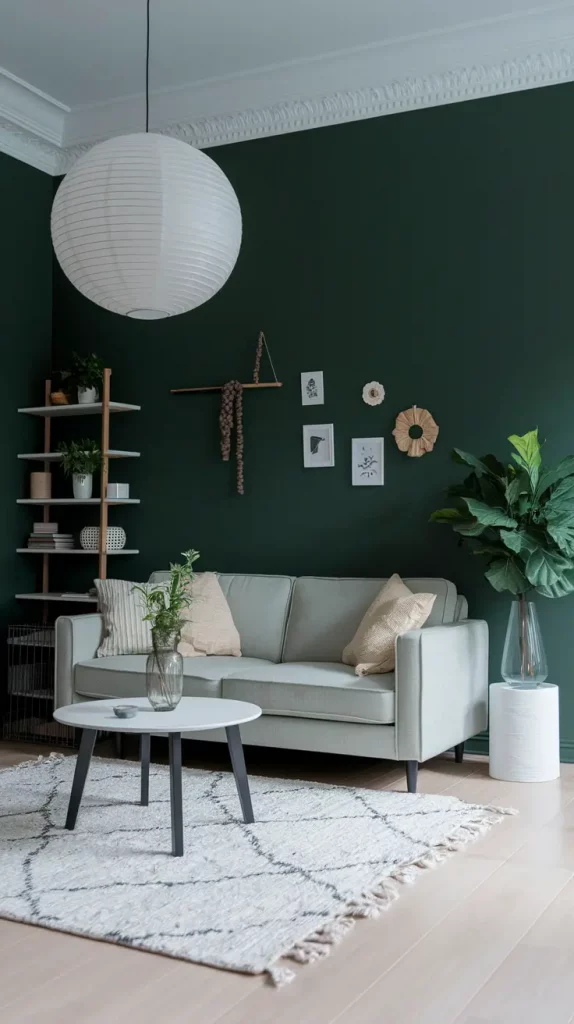 30 Dark Green Living Room Ideas That Will Transform Your Space Into a Modern Sanctuary