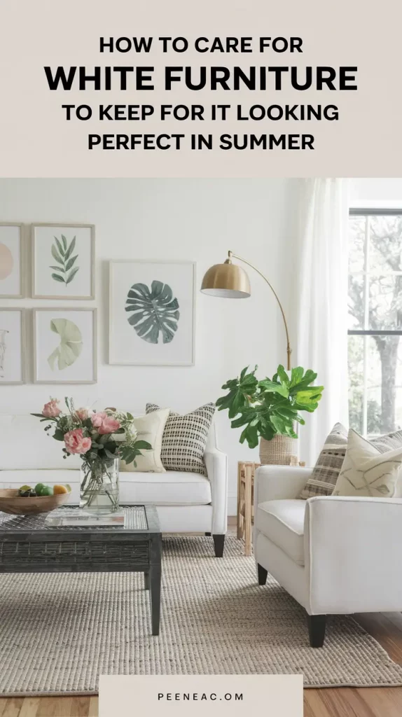 How to Care for White Furniture in Summer 2025: Keep It Looking Perfect