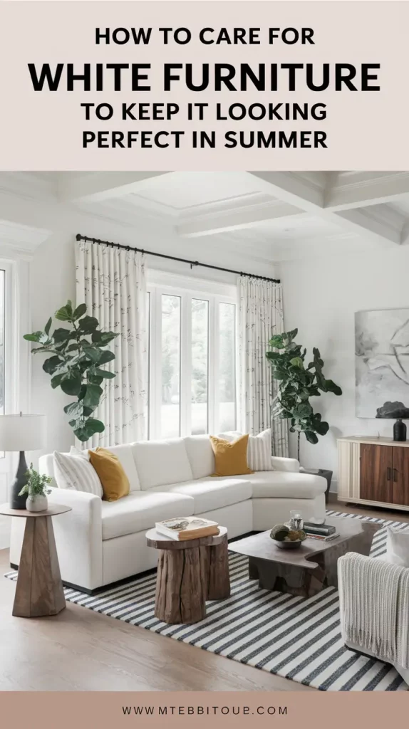 How to Care for White Furniture in Summer 2025: Keep It Looking Perfect