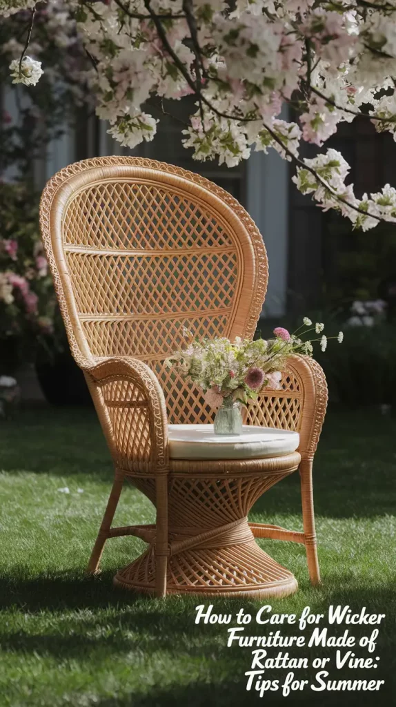 How to Care for Wicker Furniture Made of Rattan or Vine in Summer 2025