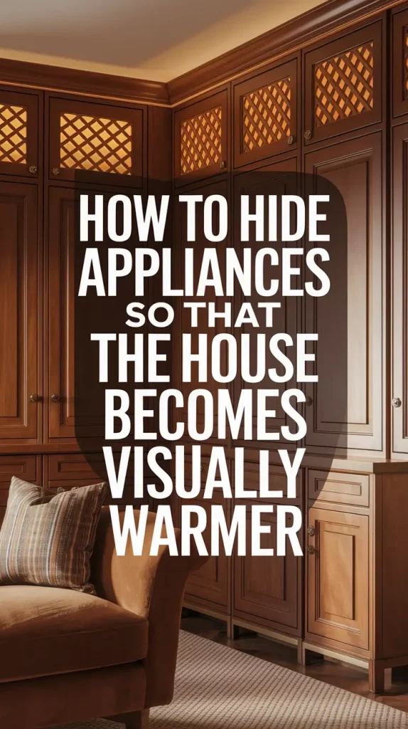 How to Hide Appliances So the House Feels Warmer Instantly