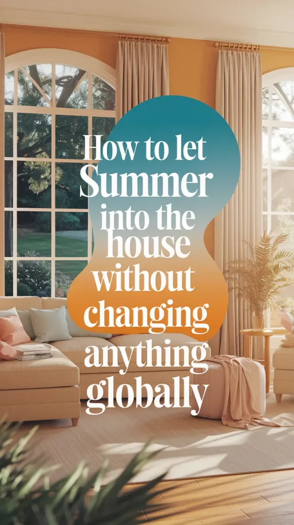 How to Let Summer Into the House Without Big Changes