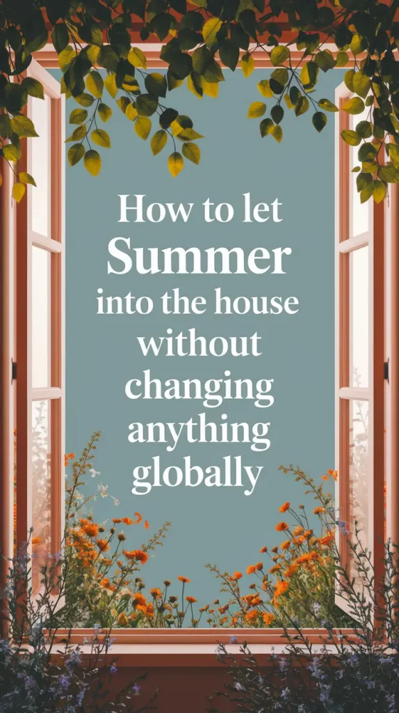 How to Let Summer Into the House Without Big Changes