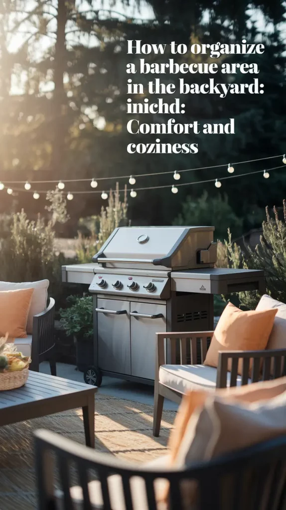 How to Organize a Backyard Barbecue Area: Comfort & Coziness