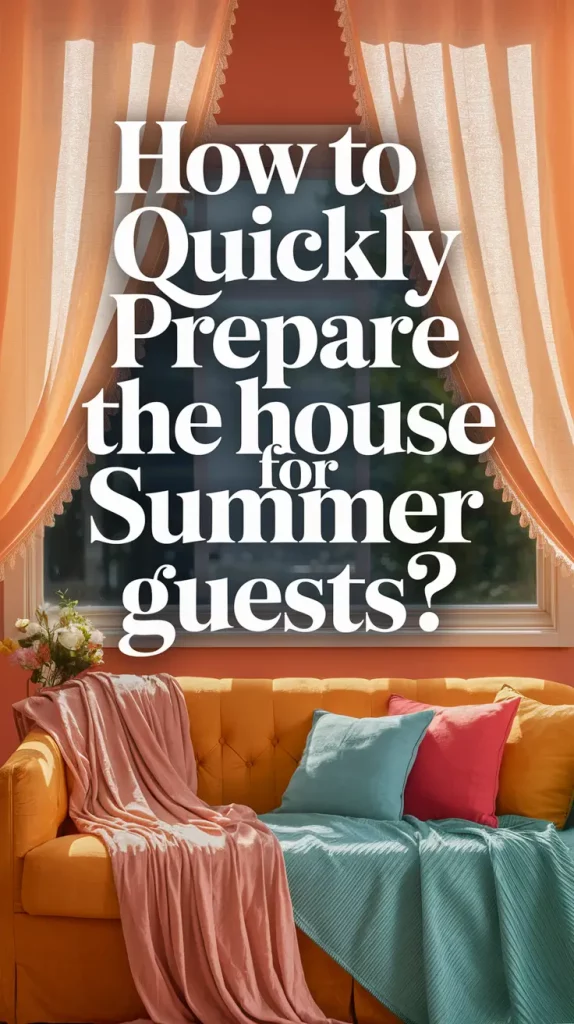 How to Quickly Prepare the House for Summer Guests: My 2025 Hosting Checklist