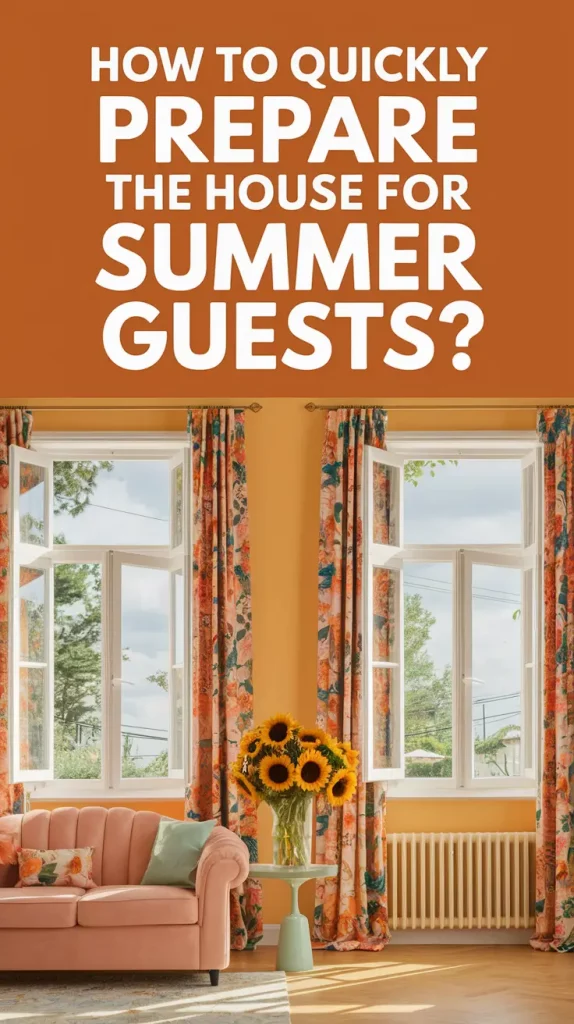 How to Quickly Prepare the House for Summer Guests: My 2025 Hosting Checklist