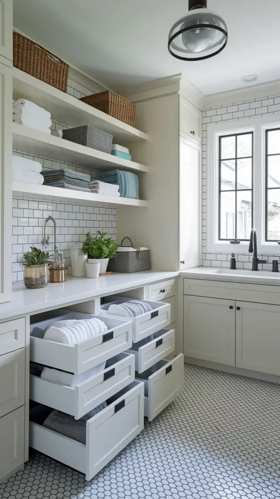 Laundry Room Cabinets And Shelves Ideas That Maximize Space & Style