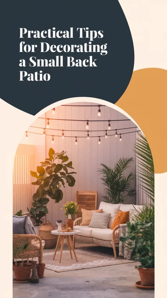 Practical Tips for Decorating a Small Back Patio in 2025