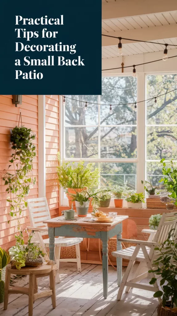 Practical Tips for Decorating a Small Back Patio in 2025