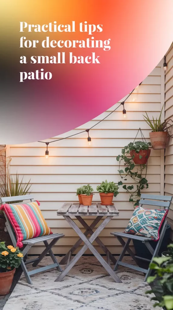 Practical Tips for Decorating a Small Back Patio in 2025