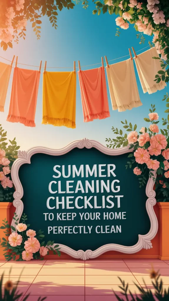 Summer Cleaning Checklist to Keep Your Home Perfectly Clean