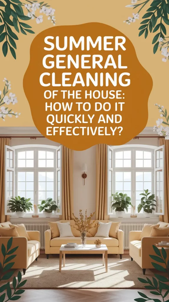 Summer General Cleaning of the House: How I Did It Fast and Stress-Free