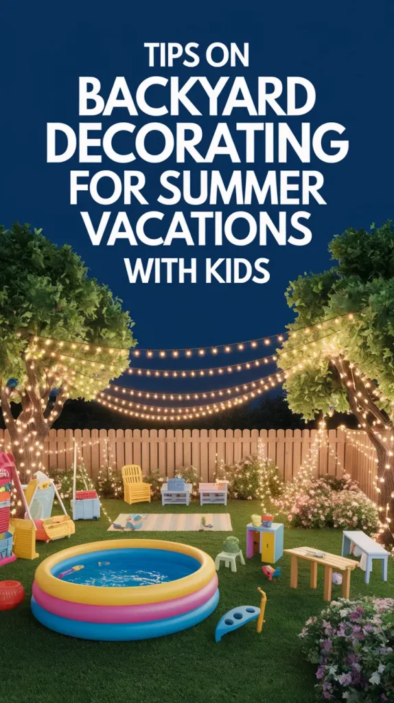 Tips on Backyard Decorating for Summer Vacations with Kids That Actually Work